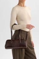 Markberg Edena Taske Espresso Brown Croco