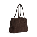 Markberg Edena Work Bag Dark Brown Suede