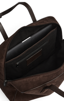 Markberg Elara Arbejdstaske Dark Brown Suede
