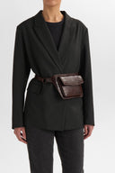 Markberg Zaya Bæltetaske Espresso Brown Croco