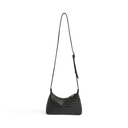 Markberg Avenya Crossbody Taske Sort Flettet Læder