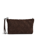 Markberg Celin Crossbody Taske Dark Brown Suede Weave