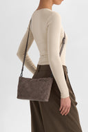 Markberg Celin Crossbody Taske Major Brown Suede Weave