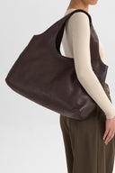 Markberg Laurine Shopper Espresso Brown Soft Vintage Læder