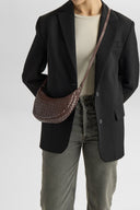 GabyMBG Crossbody Veske, Flette