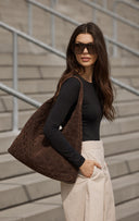 ZoenaMBG Veske, Suede Flette