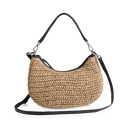 HeliaMBG Crossbody veske, Raffia