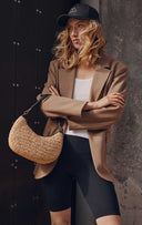 HeliaMBG Crossbody veske, Raffia