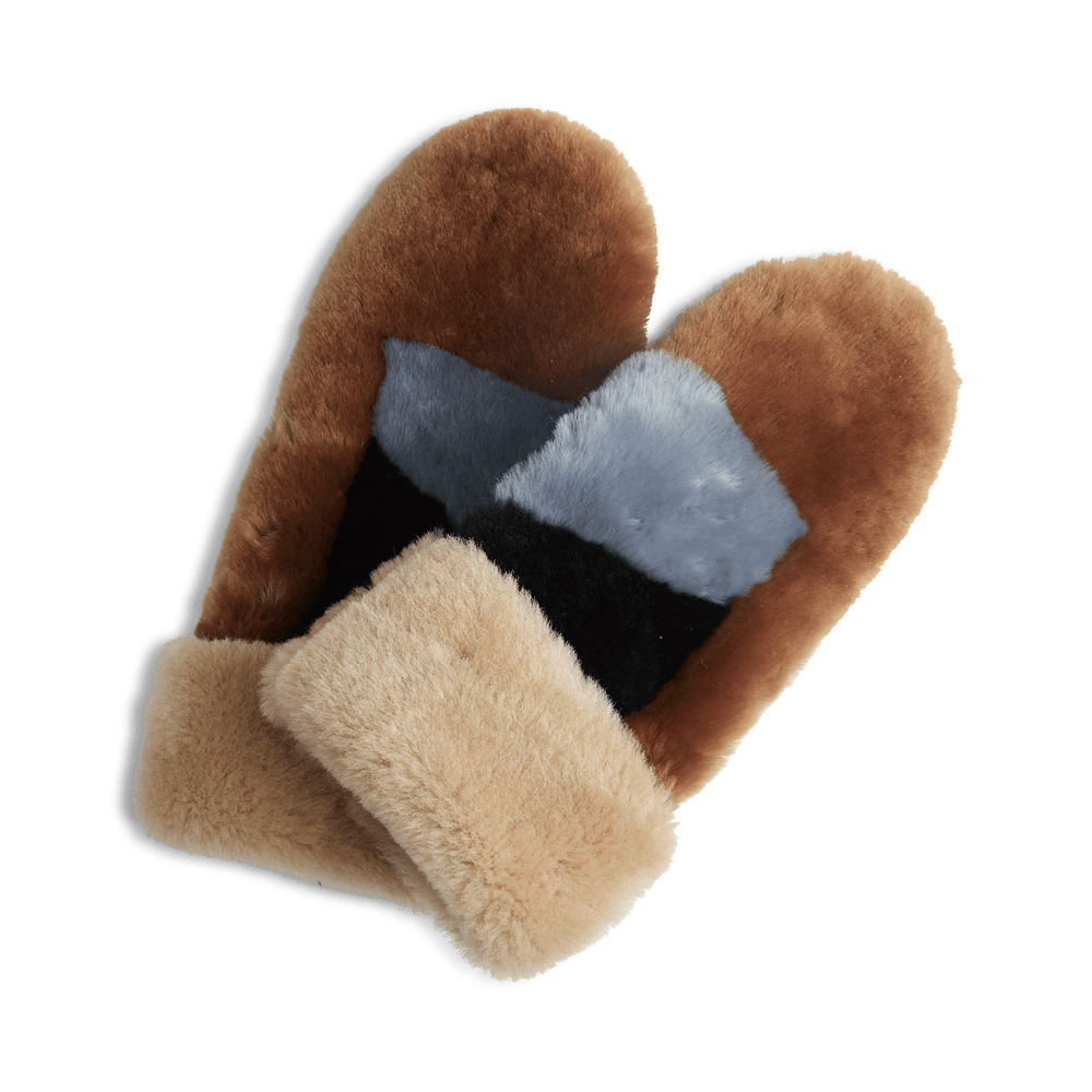 Ice Blue + Black + Caramel
