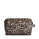JosephineMBG Leopard Large Toalettmappe, Recycled, Mega Puffer