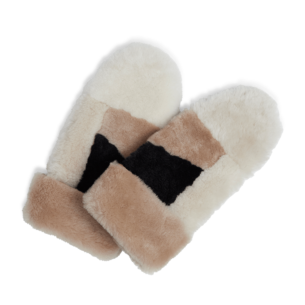 Black + Offwhite + Caramel
